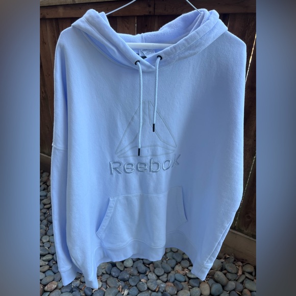 Reebok Hoodie XXL Oversized Streetwear Casual Pullover NWOT Gorpcore Skater Y2K - Picture 5 of 13